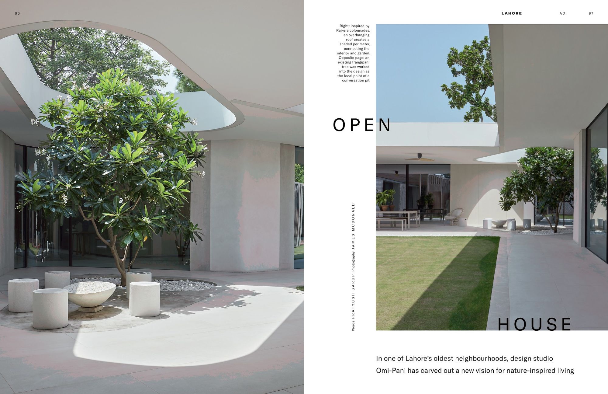 Architectural Digest feature on the Bahao House